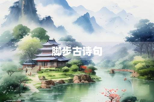 脚步古诗句