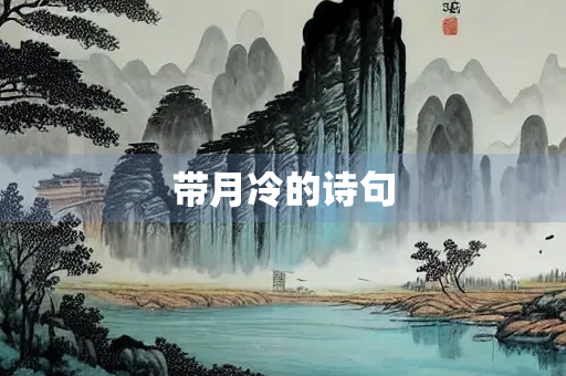带月冷的诗句