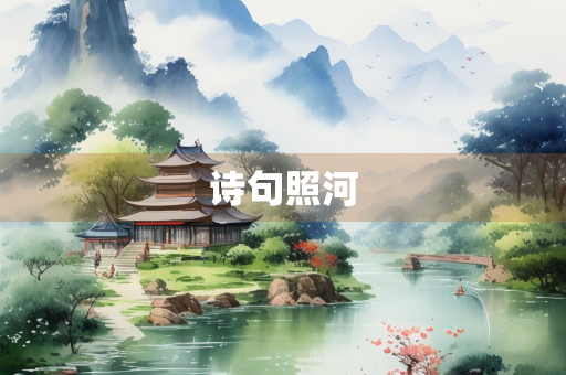 诗句照河