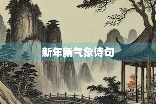 新年新气象诗句