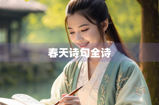 春天诗句全诗