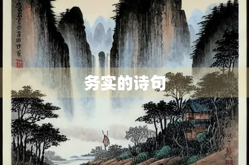 务实的诗句