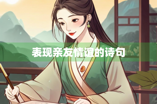 表现亲友情谊的诗句