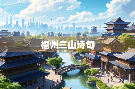 福州三山诗句
