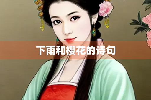下雨和樱花的诗句
