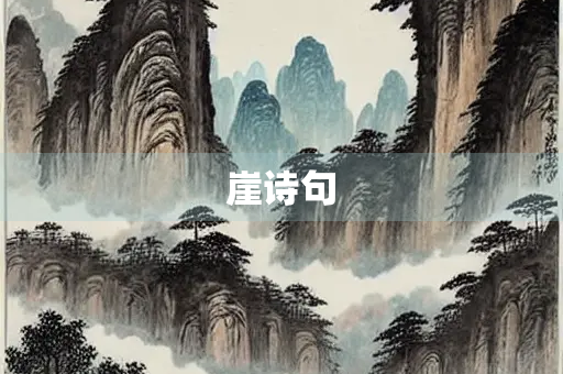 崖诗句