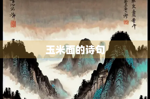玉米面的诗句