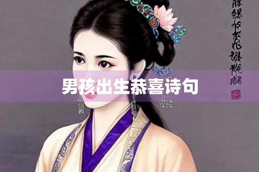 男孩出生恭喜诗句
