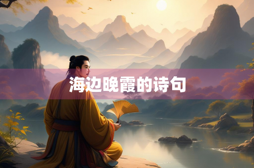 海边晚霞的诗句