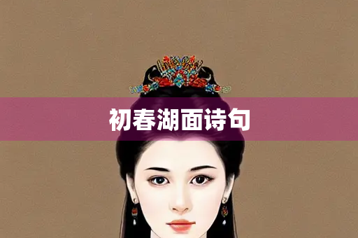 初春湖面诗句