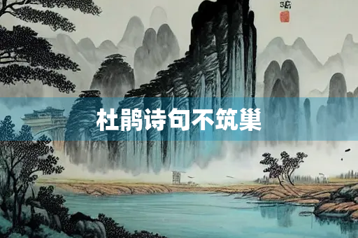 杜鹃诗句不筑巢