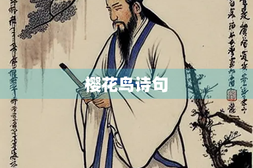 樱花鸟诗句
