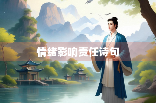 情绪影响责任诗句