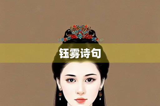 钰雾诗句