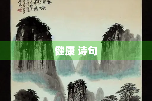 健康 诗句