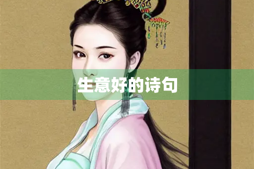 生意好的诗句