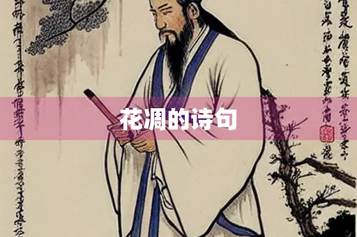 花凋的诗句