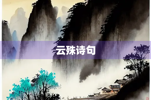 云殊诗句
