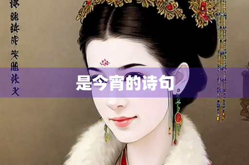 是今宵的诗句