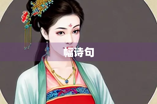 幅诗句