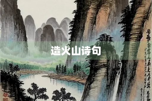 造火山诗句