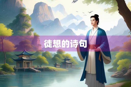 徒想的诗句 徒想的诗句