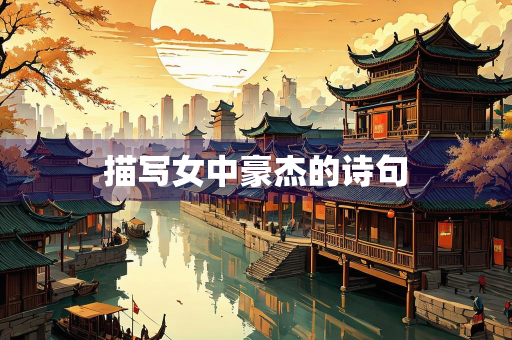 描写女中豪杰的诗句