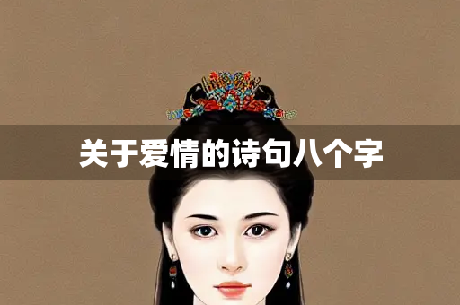 关于爱情的诗句八个字