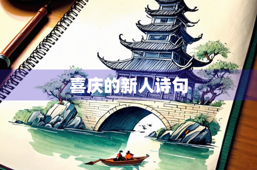 喜庆的新人诗句