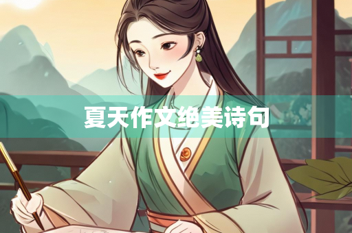 夏天作文绝美诗句