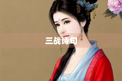 三战诗句