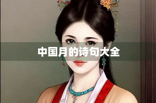 中国月的诗句大全