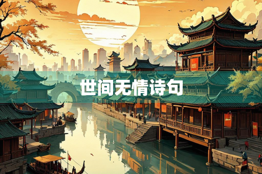 世间无情诗句