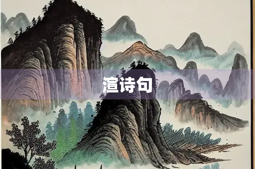 渲诗句