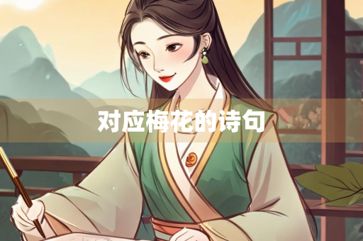 对应梅花的诗句