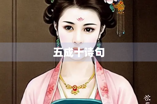 五成十诗句