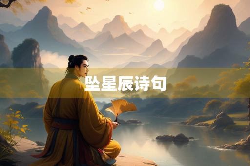 坠星辰诗句