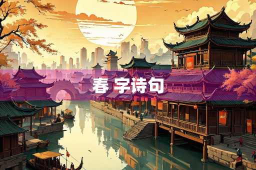 春 字诗句