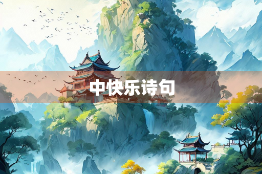 中快乐诗句