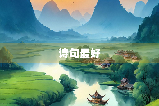 诗句最好