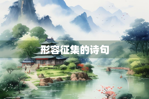 形容征集的诗句 形容征集的诗句