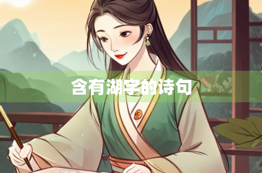含有湖字的诗句 含有湖字的诗句
