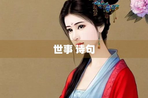 世事 诗句
