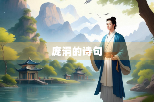 庞涓的诗句