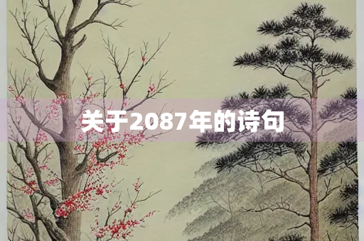 关于2087年的诗句