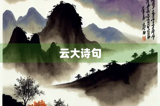 云大诗句