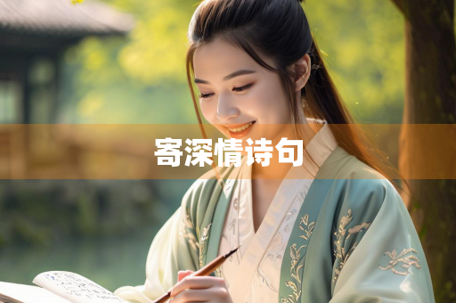 寄深情诗句