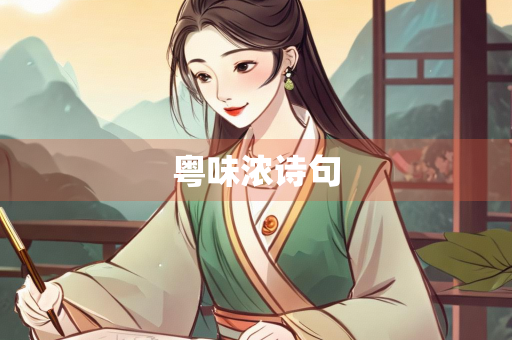 粤味浓诗句