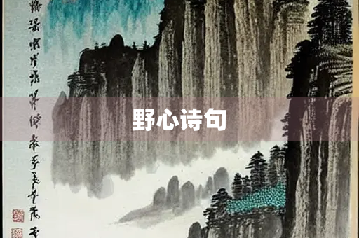 野心诗句 野心诗句