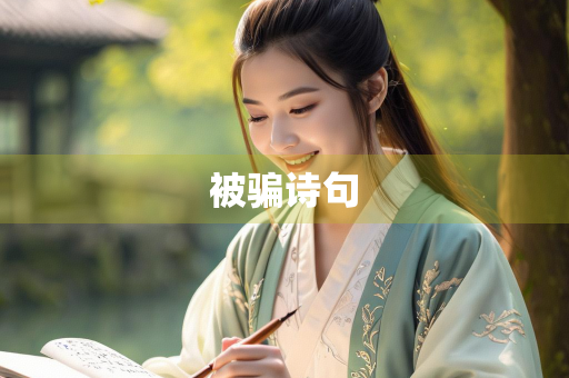被骗诗句